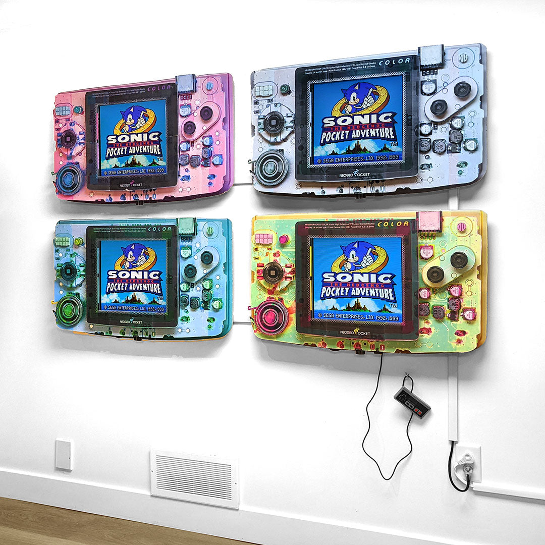 Supersonic - 1 set of 4 NeoGeo Pocket Color systems