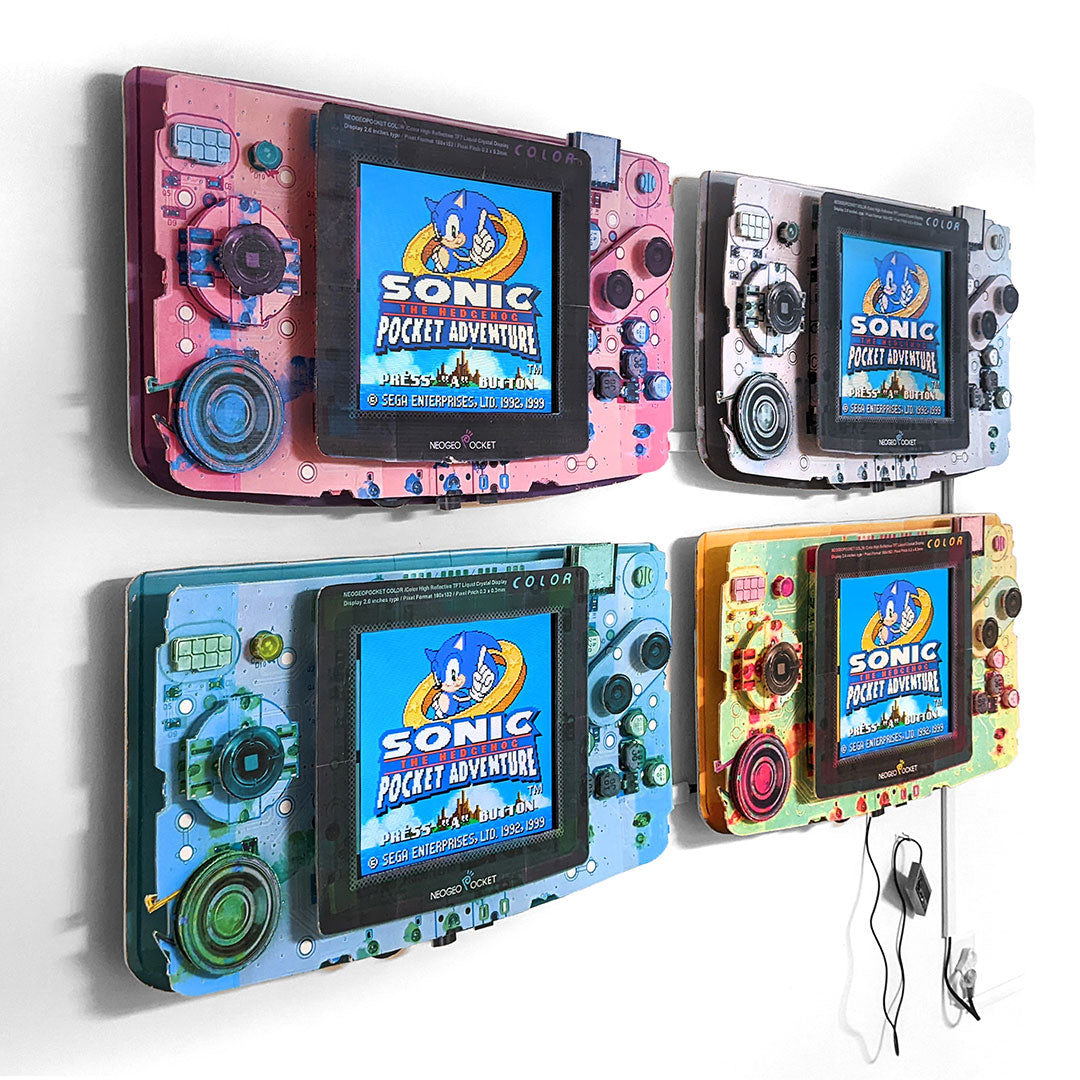 Supersonic - 1 set of 4 NeoGeo Pocket Color systems